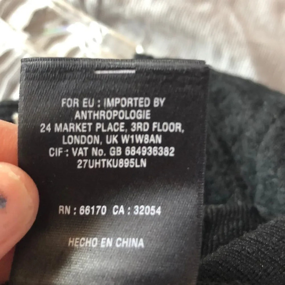 Leifsdottir for Anthropologie black shirt - Picture 8 of 8